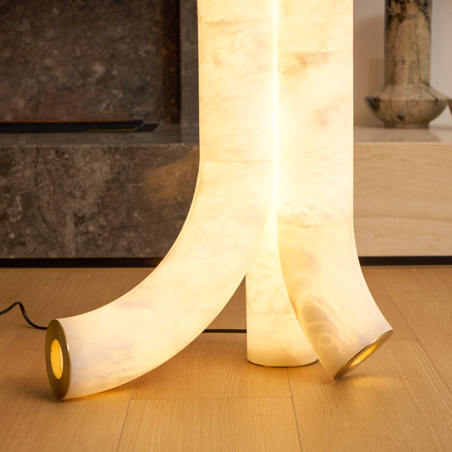 Fantasy Alabaster Floor Lamp, view 35