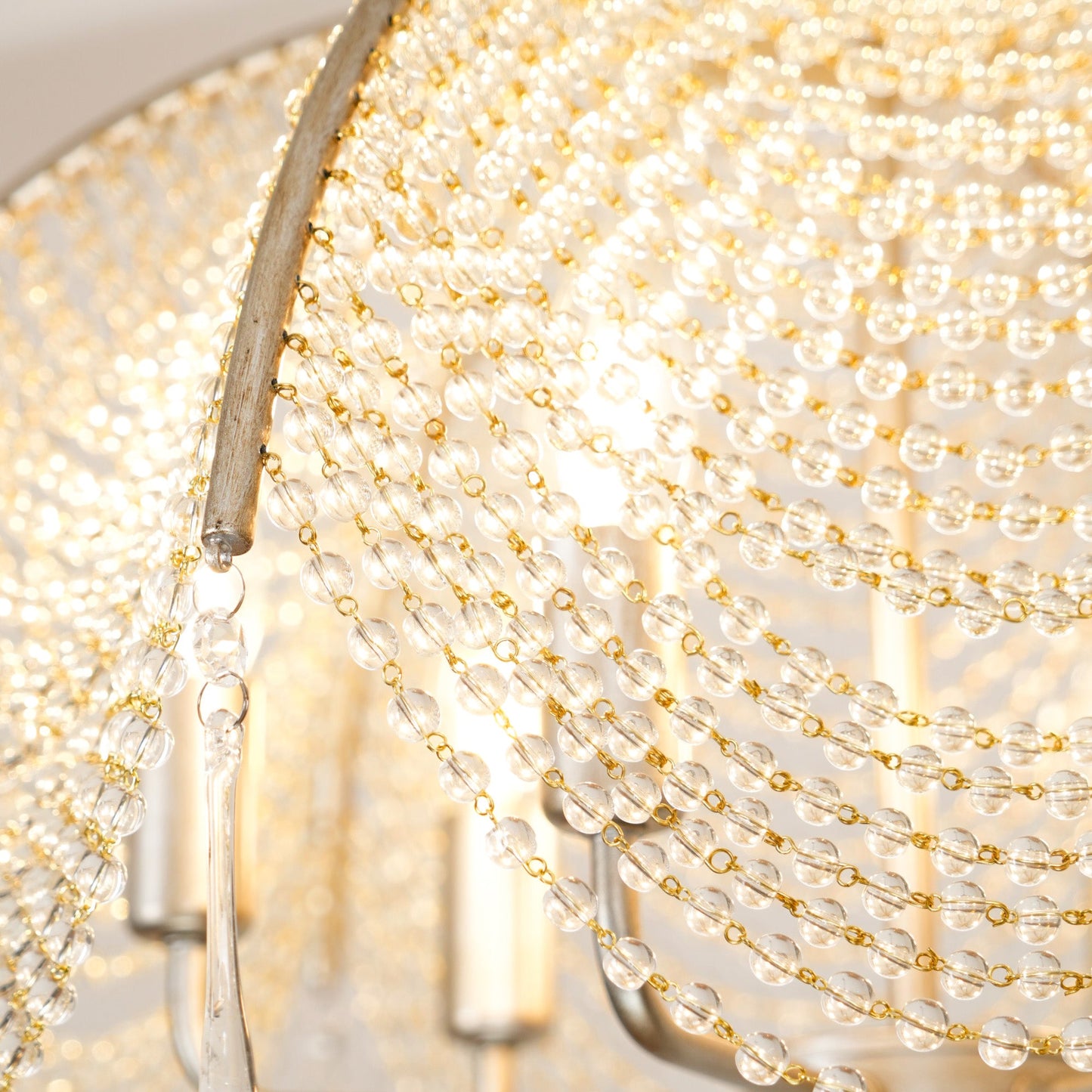 Regency Style Beads Chandelier, view 15