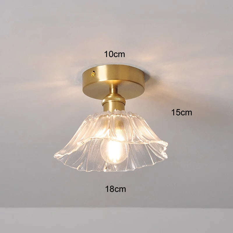 Petal Glass Ceiling Light