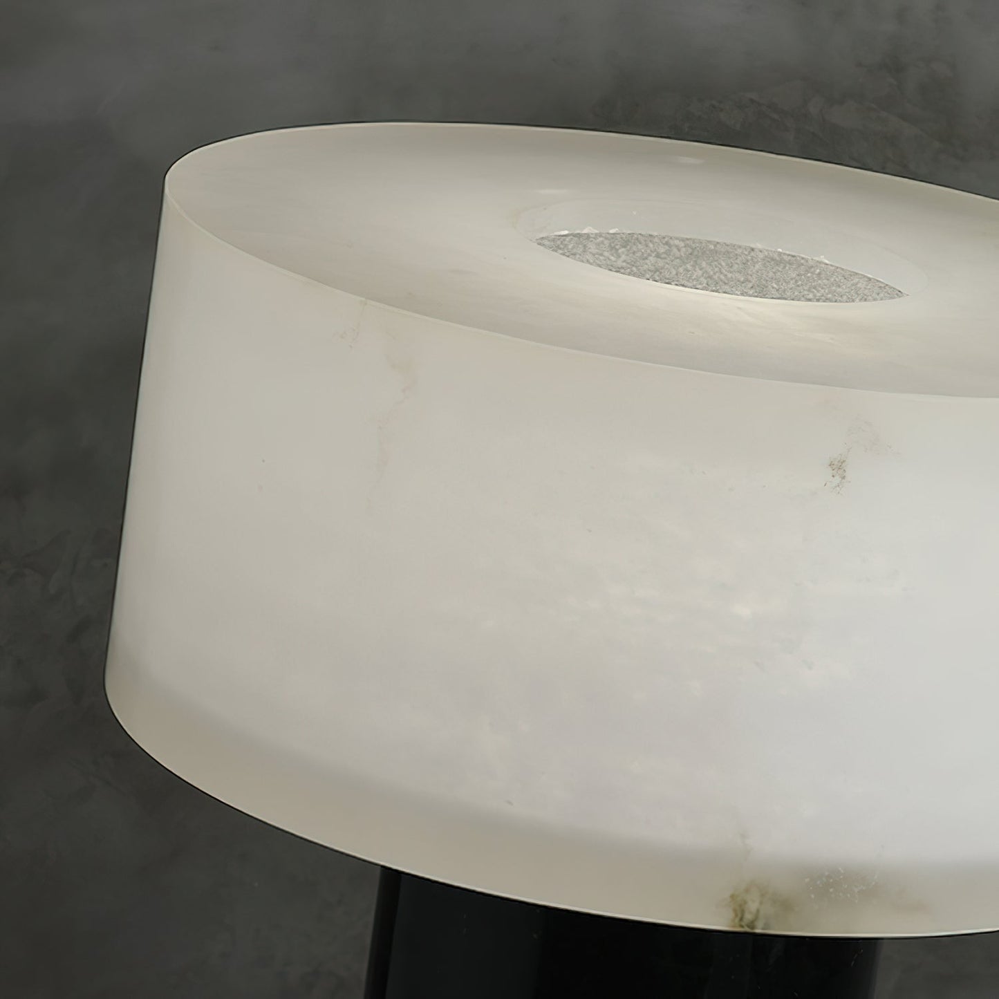 Small Solid Alabaster Table Lamp, view 15