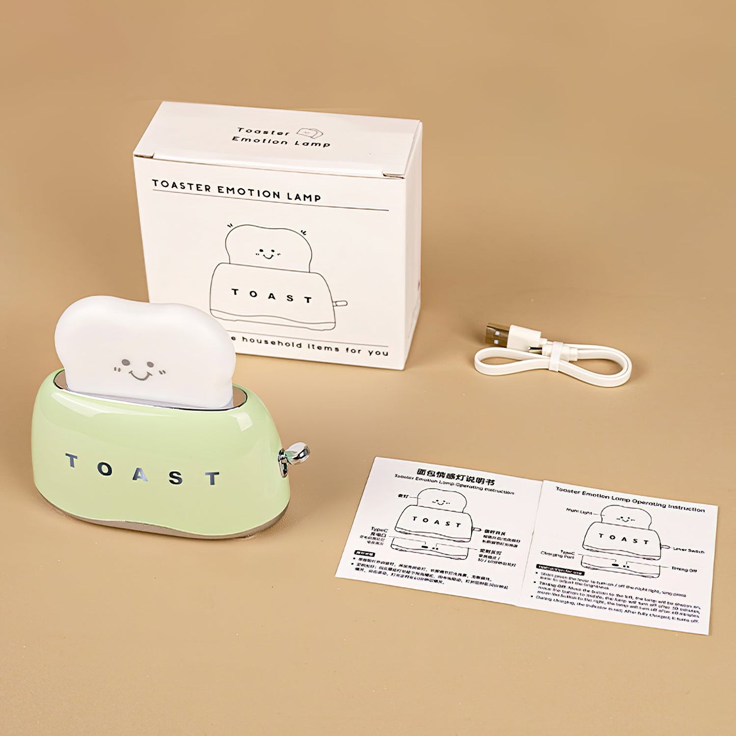 Toaster Table Lamp with built-in battery, view 11