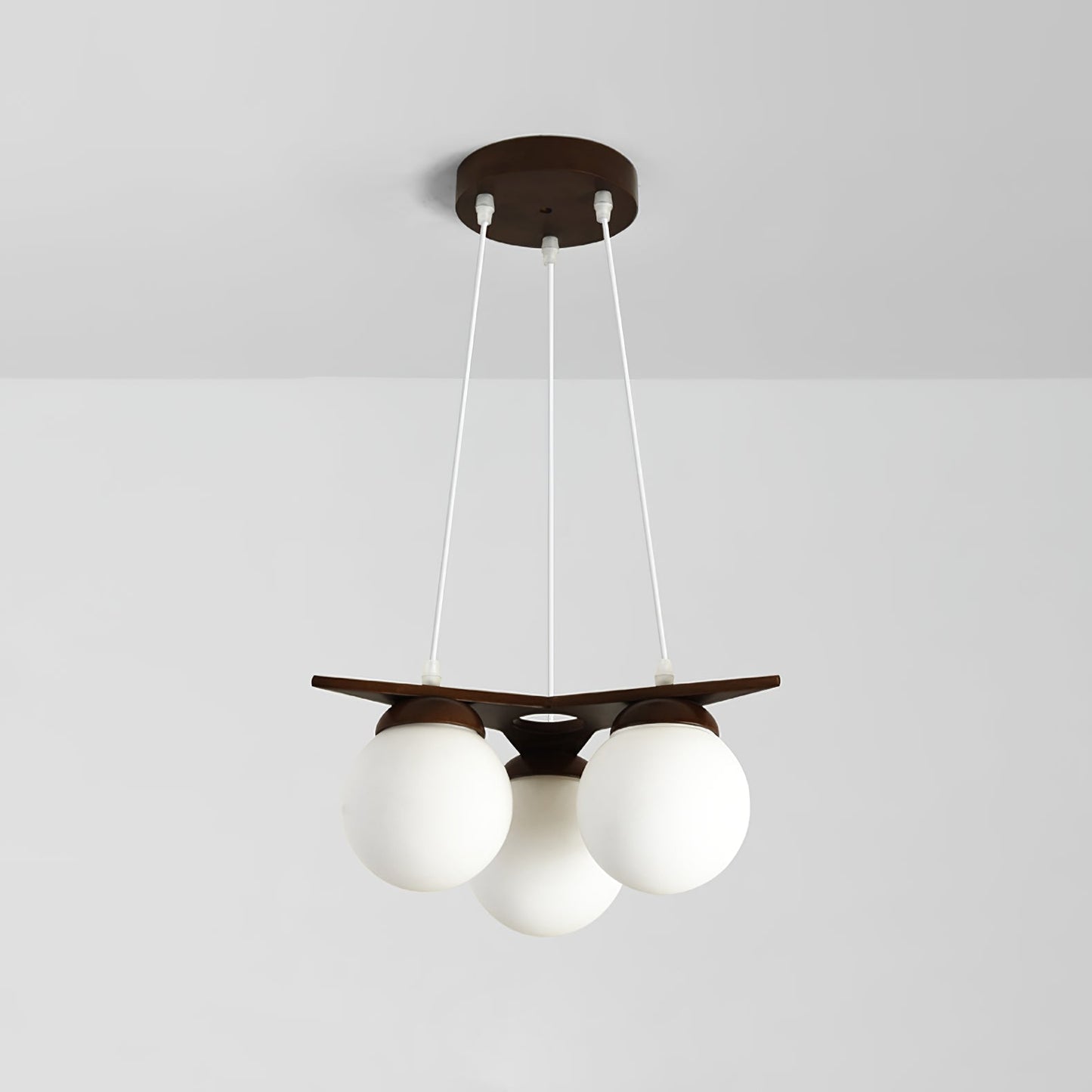 Wooden Star With Glass Chandelier, view 33