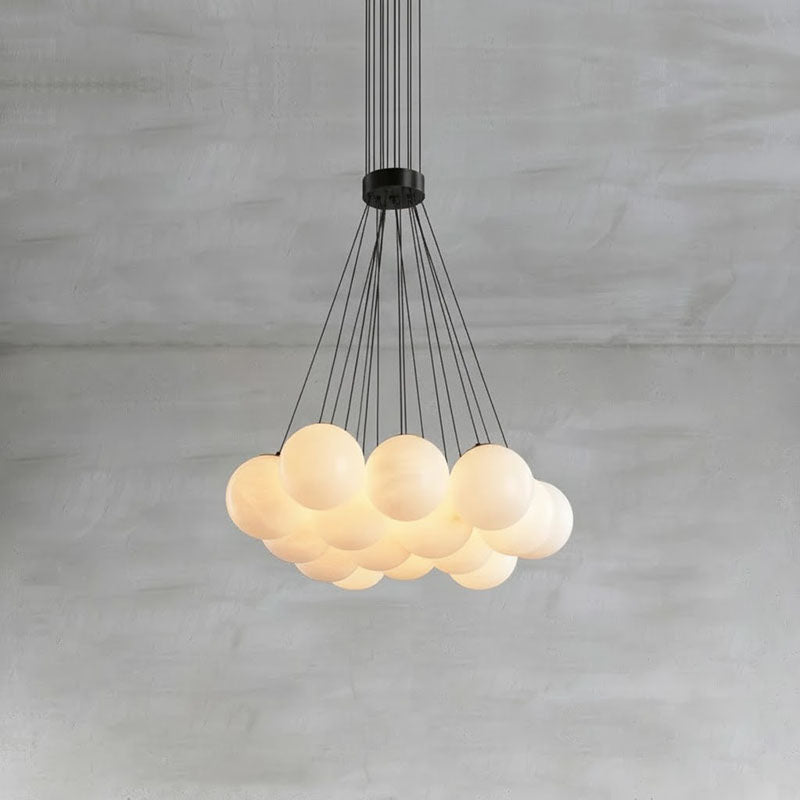 Alabaster Lunar Chandelier, view 6