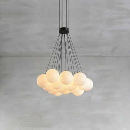 Alabaster Lunar Chandelier, view 6