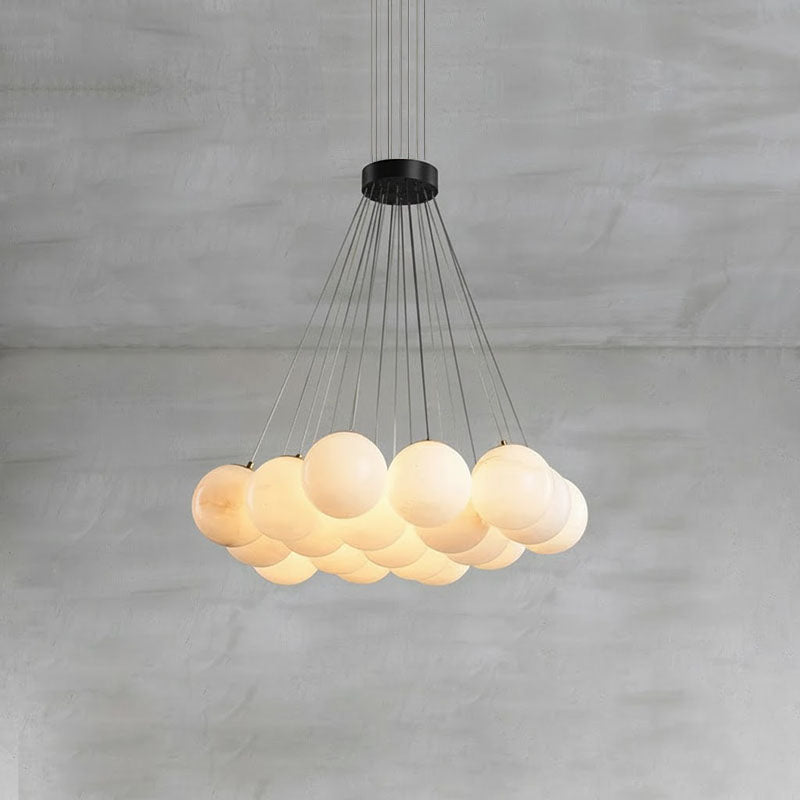 Alabaster Lunar Chandelier, view 8