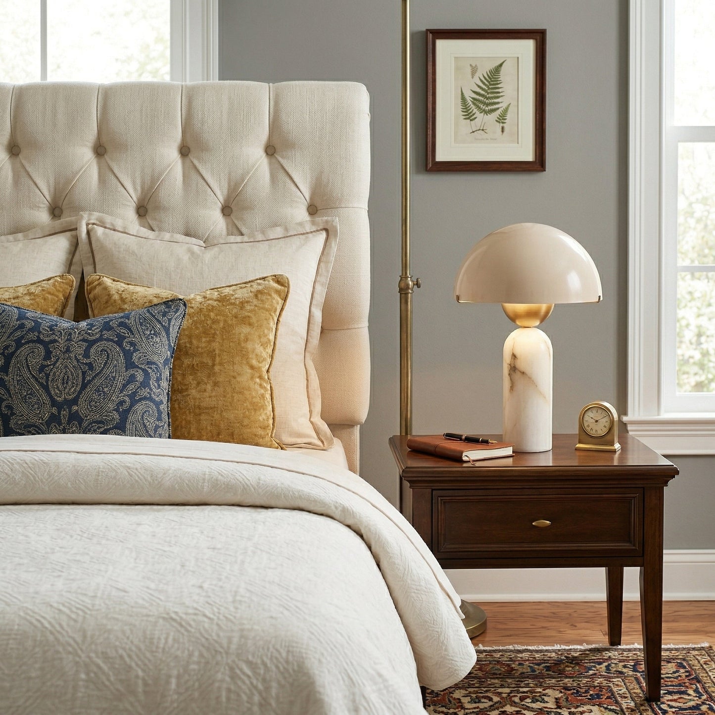 Peono Alabaster Table Lamp – Dimmable, view 10