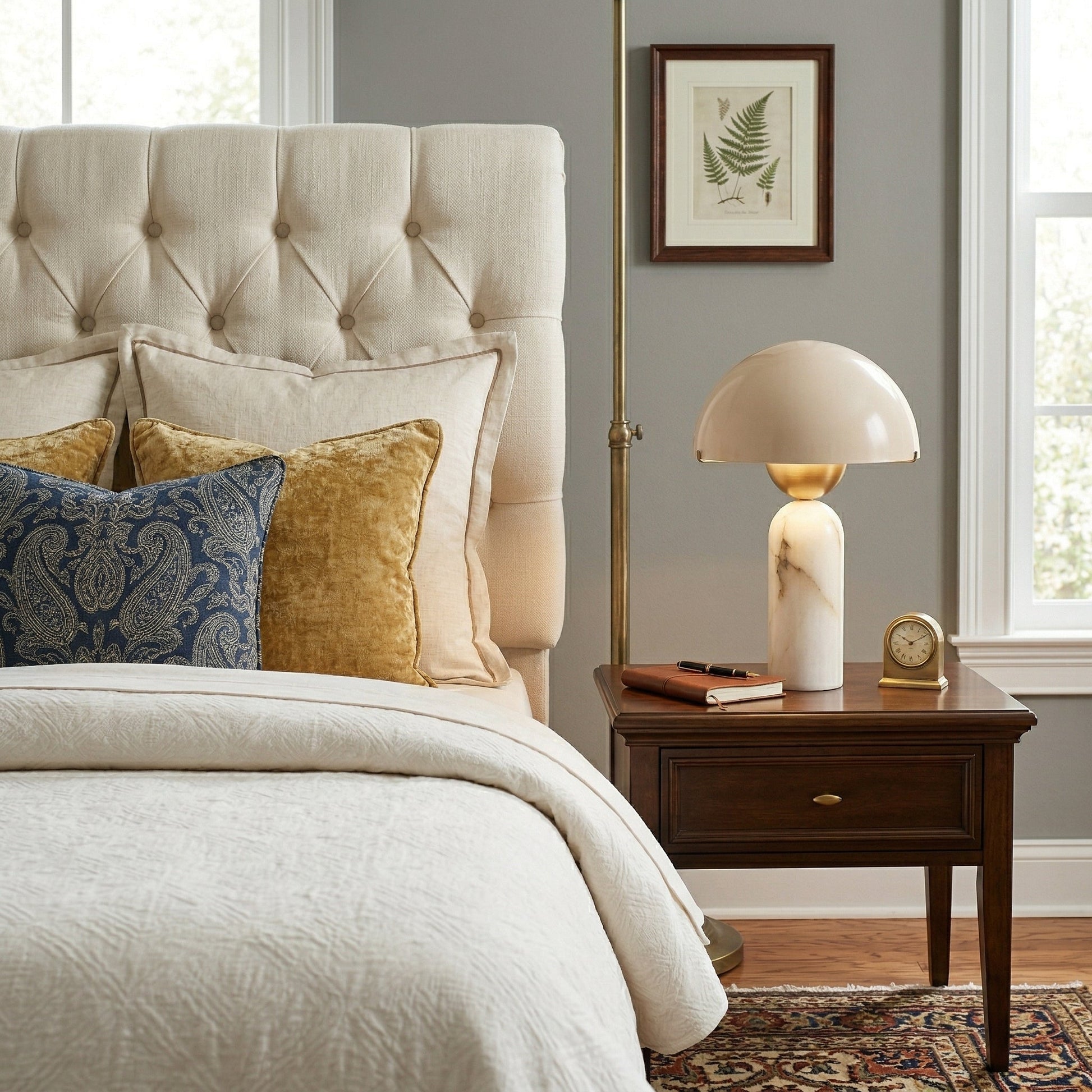Peono Alabaster Table Lamp – Dimmable, view 10