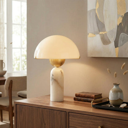 Peono Alabaster Table Lamp – Dimmable, view 9