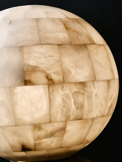Alabaster Ball Table Lamp, view 13