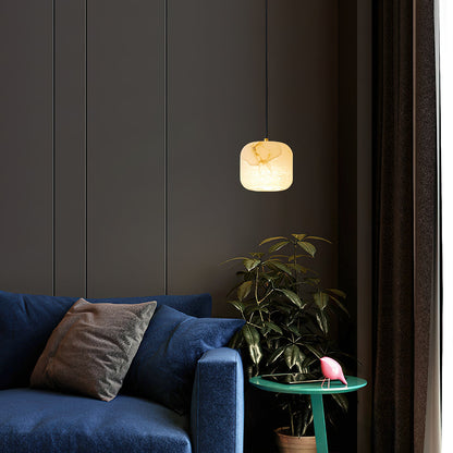 Alabaster Bedside Pendant Light, view 10