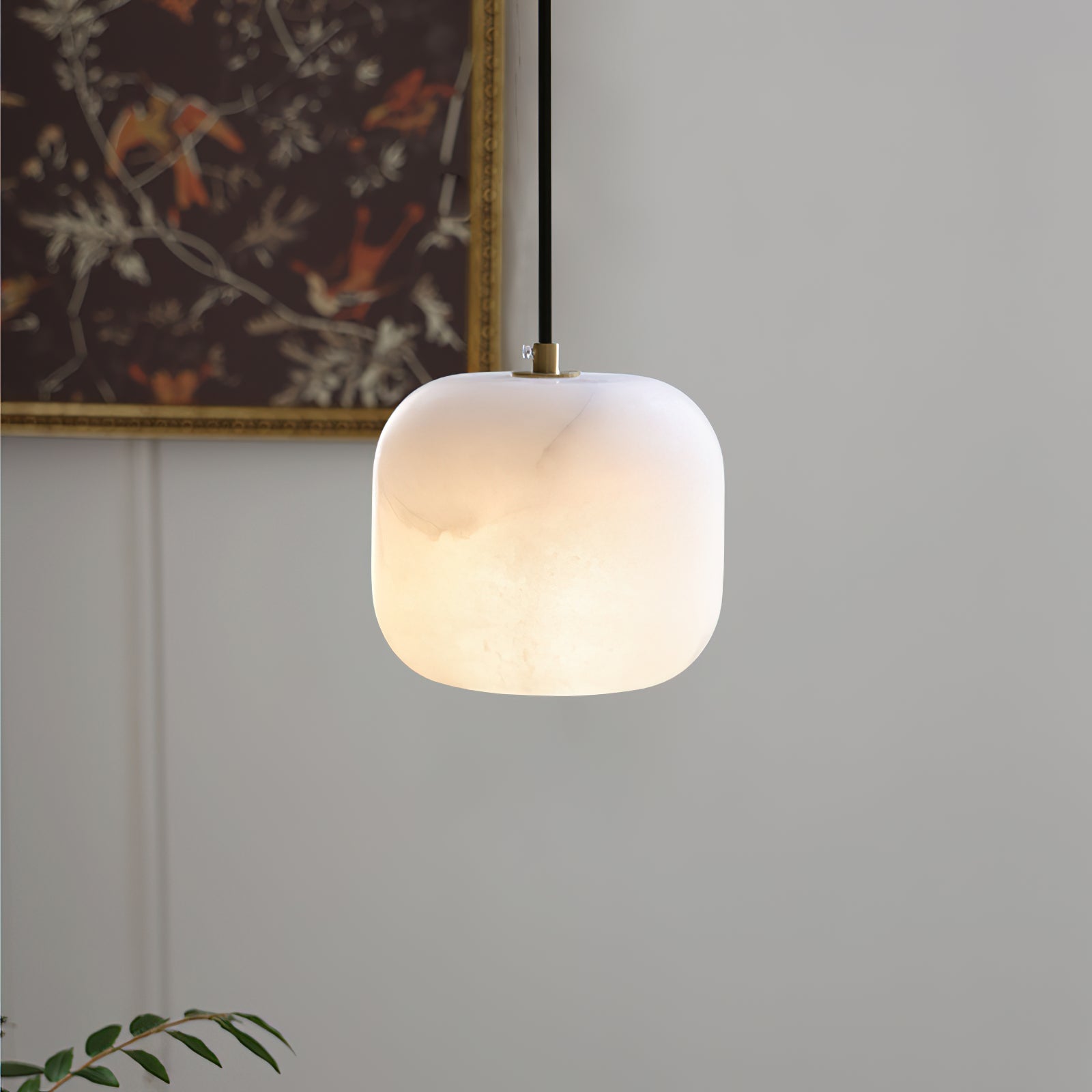 Alabaster Bedside Pendant Light, view 14