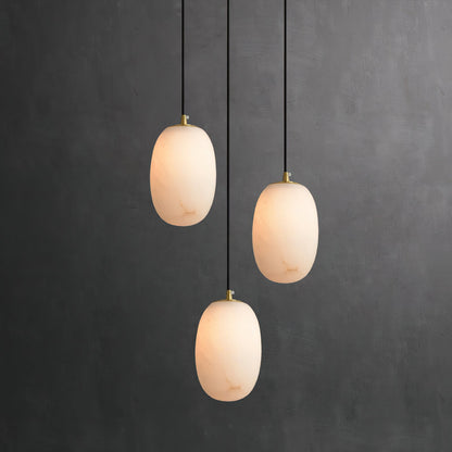 Alabaster Bedside Pendant Light, view 16