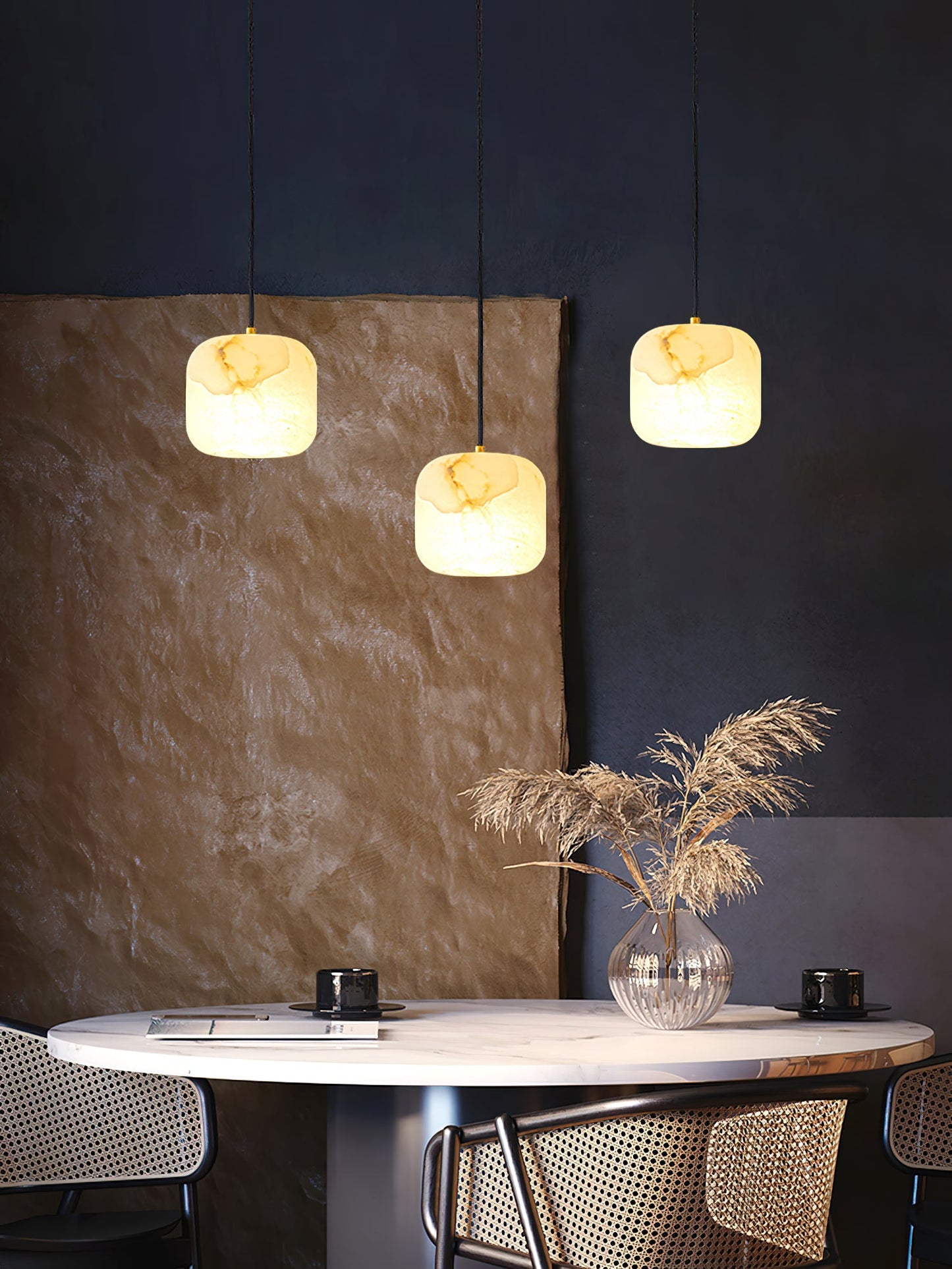 Alabaster Bedside Pendant Light, view 19