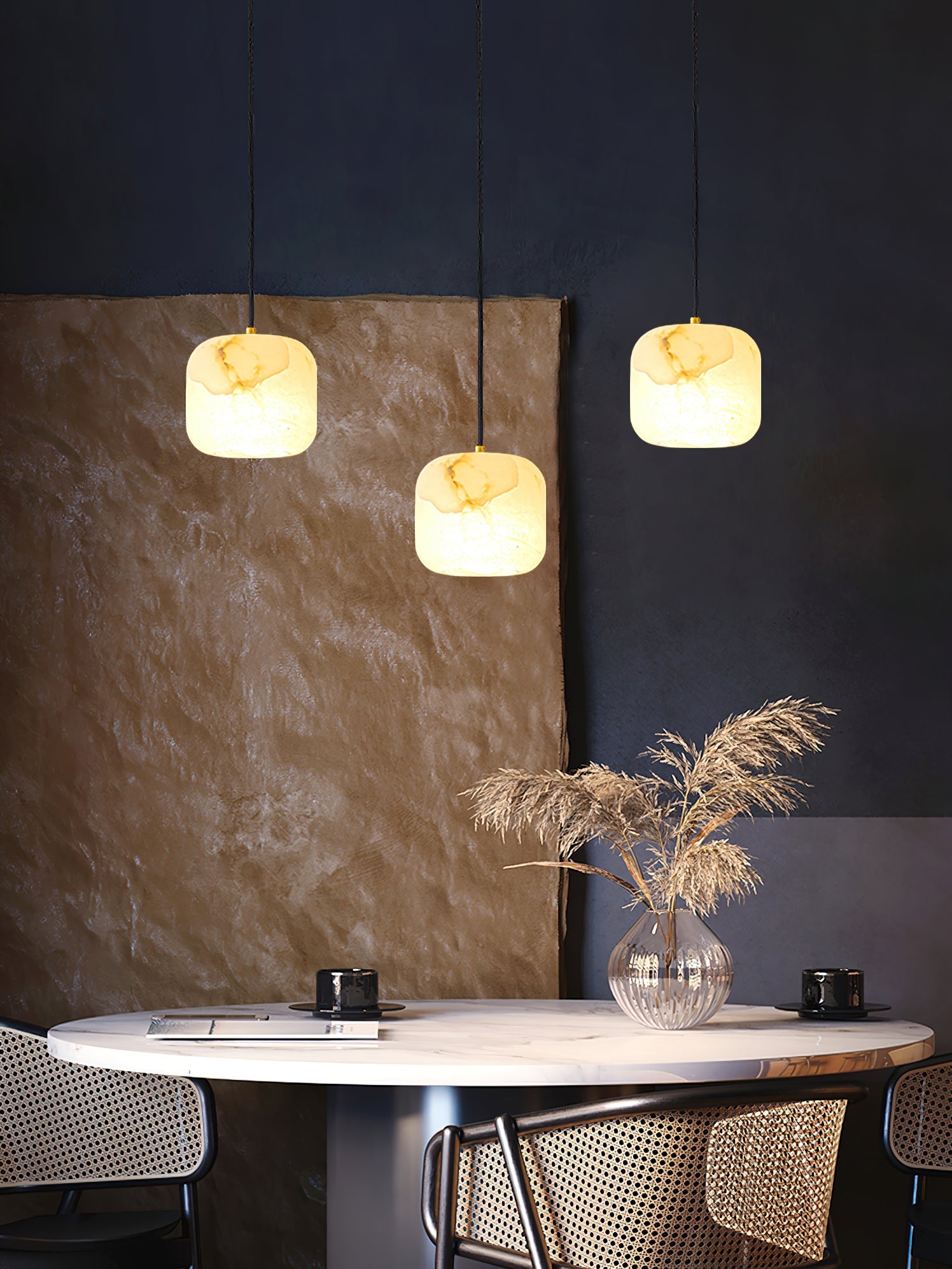 Alabaster Bedside Pendant Light, view 19