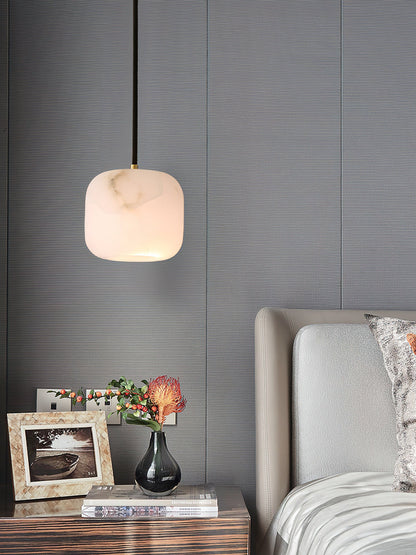 Alabaster Bedside Pendant Light, view 21