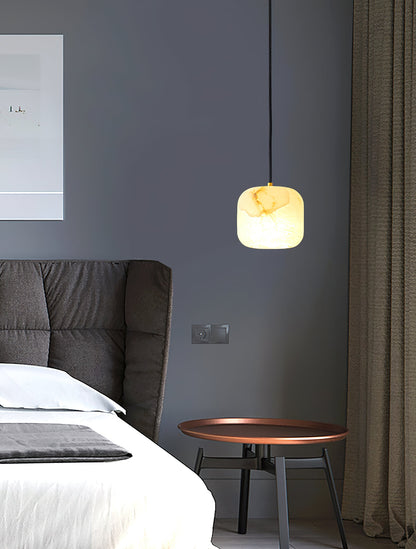 Alabaster Bedside Pendant Light, view 23