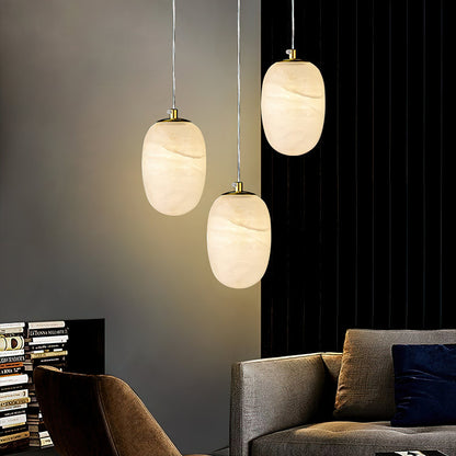 Alabaster Bedside Pendant Light, view 5
