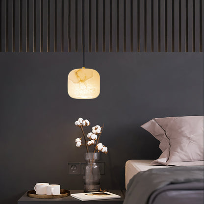 Alabaster Bedside Pendant Light, view 6