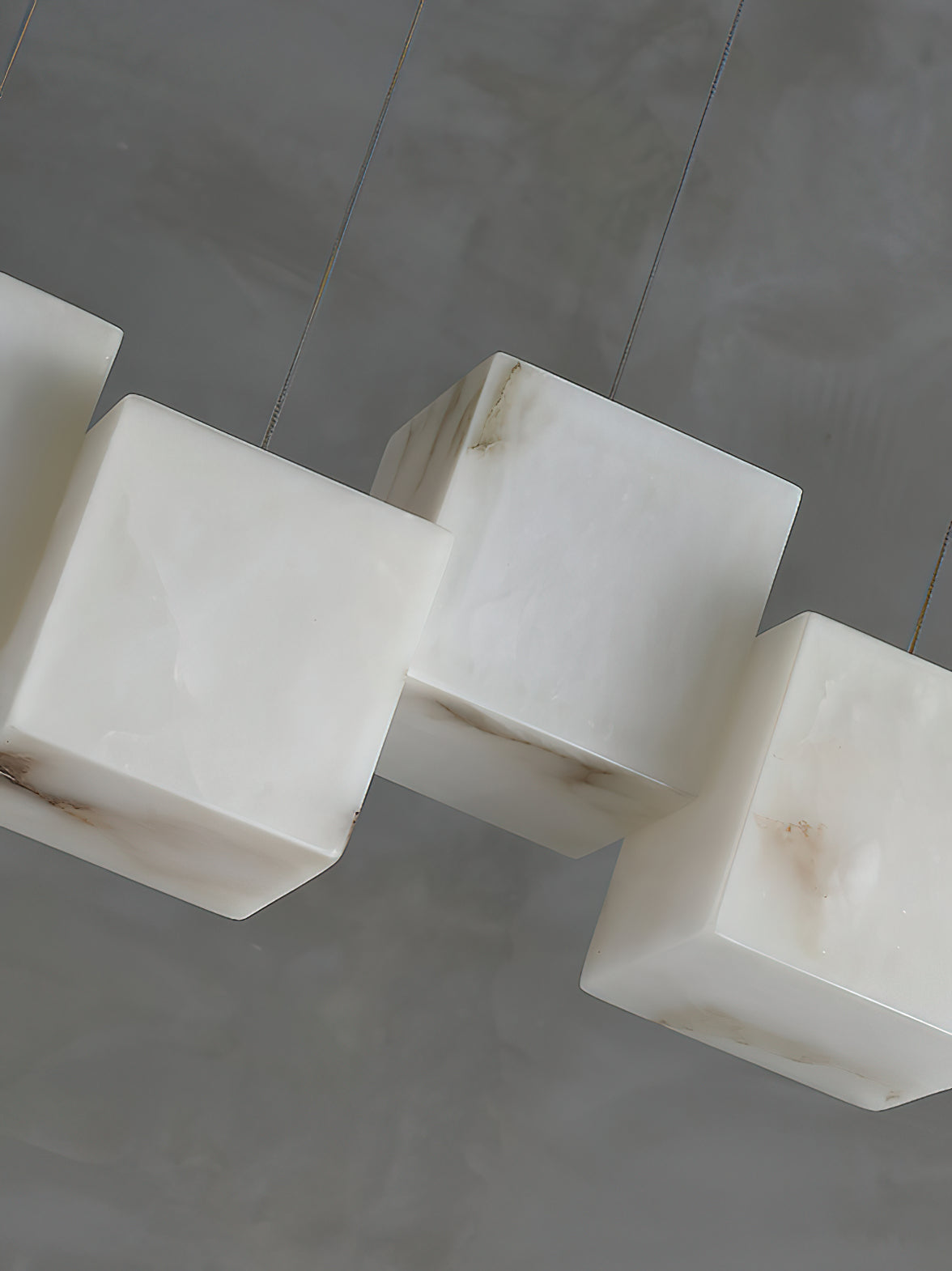 Alabaster Box Linear Chandelier, view 21