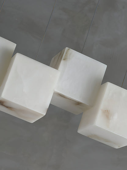 Alabaster Box Linear Chandelier, view 21