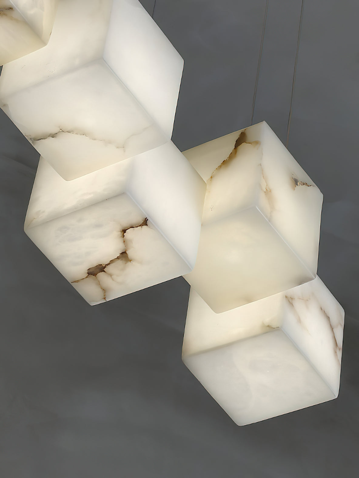 Alabaster Box Linear Chandelier, view 25