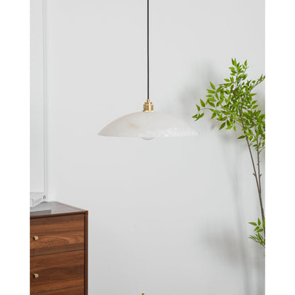 Alabaster Dome Pendant Light, view 5