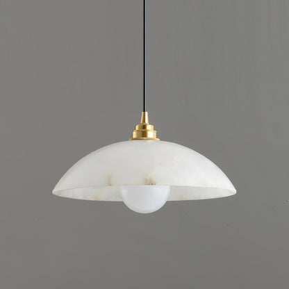 Alabaster Dome Pendant Light, view 27