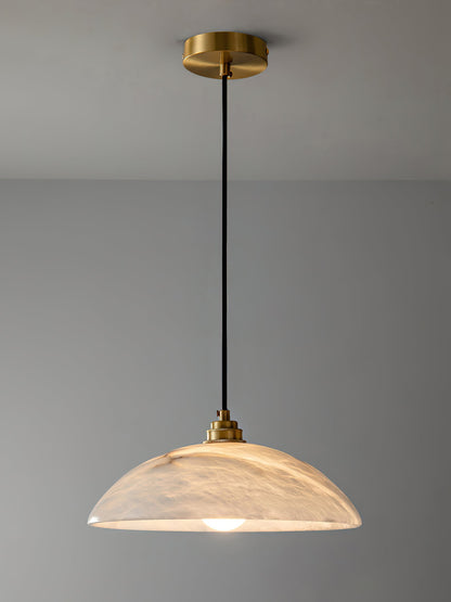 Alabaster Dome Pendant Light, view 29