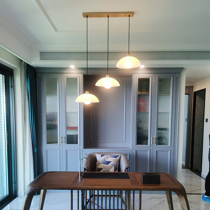 Alabaster Dome Pendant Light, view 18