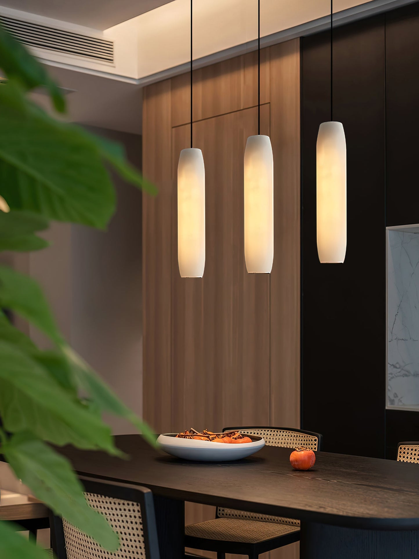 Alabaster Flute Pendant Light, view 27