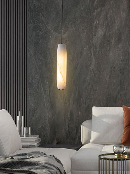 Alabaster Flute Pendant Light, view 29