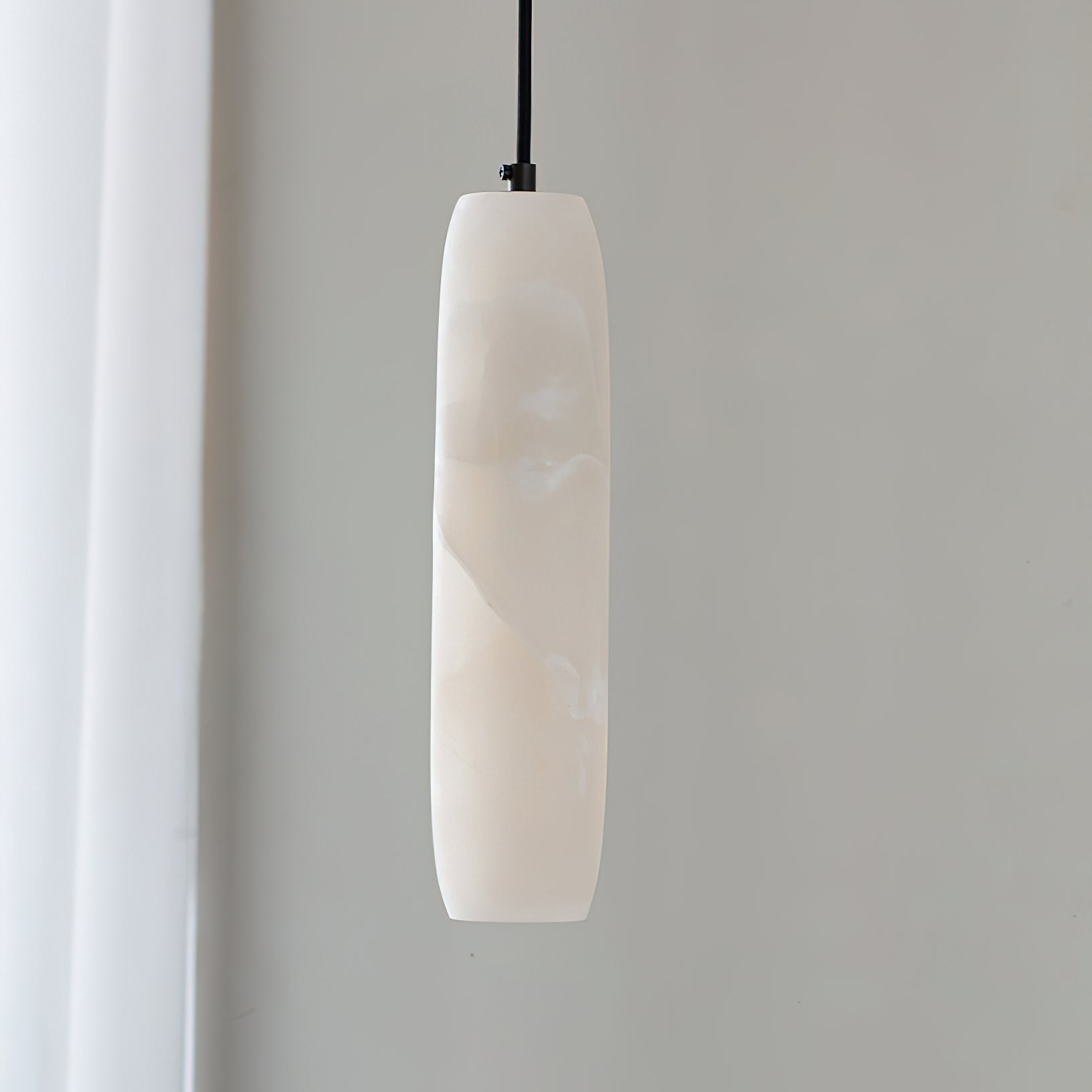 Alabaster Flute Pendant Light, view 30