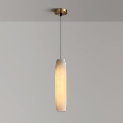 Alabaster Flute Pendant Light, view 31