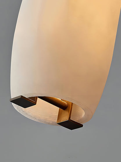 Alabaster Flute Pendant Light, view 33