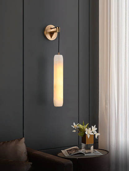 Alabaster Flute Wall Lamp – Dimmable, view 18