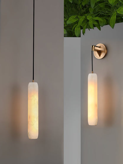 Alabaster Flute Wall Lamp – Dimmable, view 19