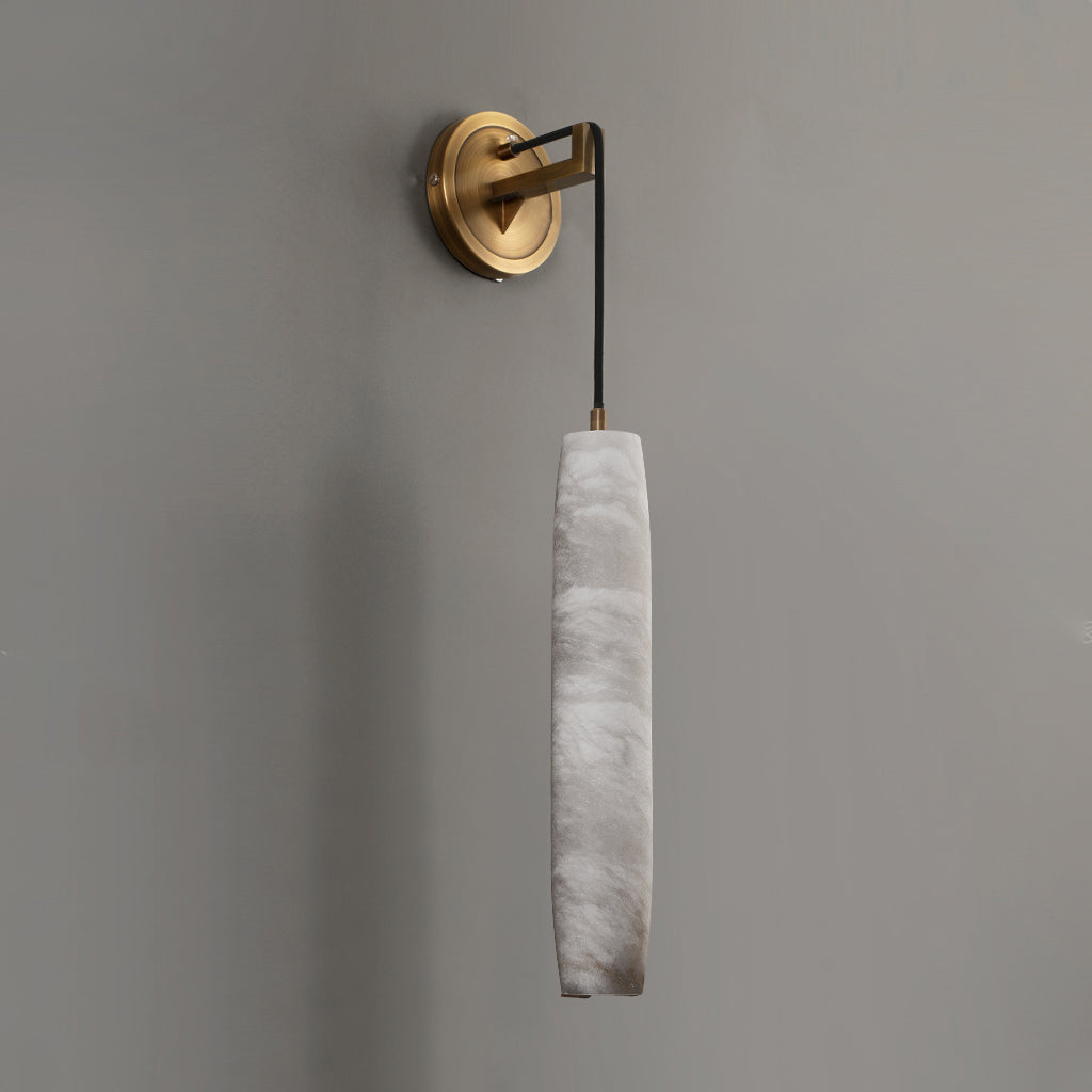Alabaster Flute Wall Lamp – Dimmable, view 24