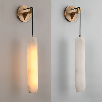 Alabaster Flute Wall Lamp – Dimmable, view 25