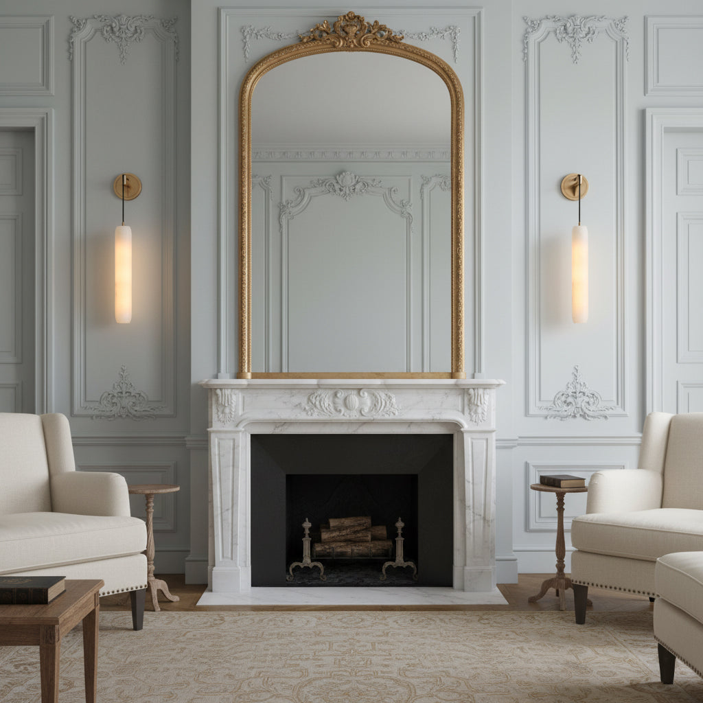 Alabaster Flute Wall Lamp – Dimmable, view 10