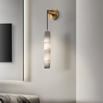 Alabaster Flute Wall Lamp – Dimmable, view 14