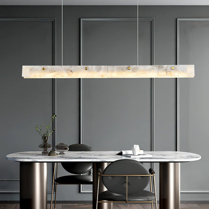 Alabaster LED Linear Pendant Light – Dimmable, view 8