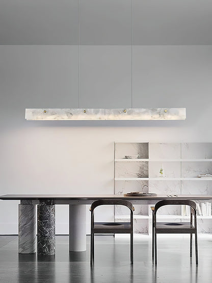 Alabaster LED Linear Pendant Light – Dimmable, view 22