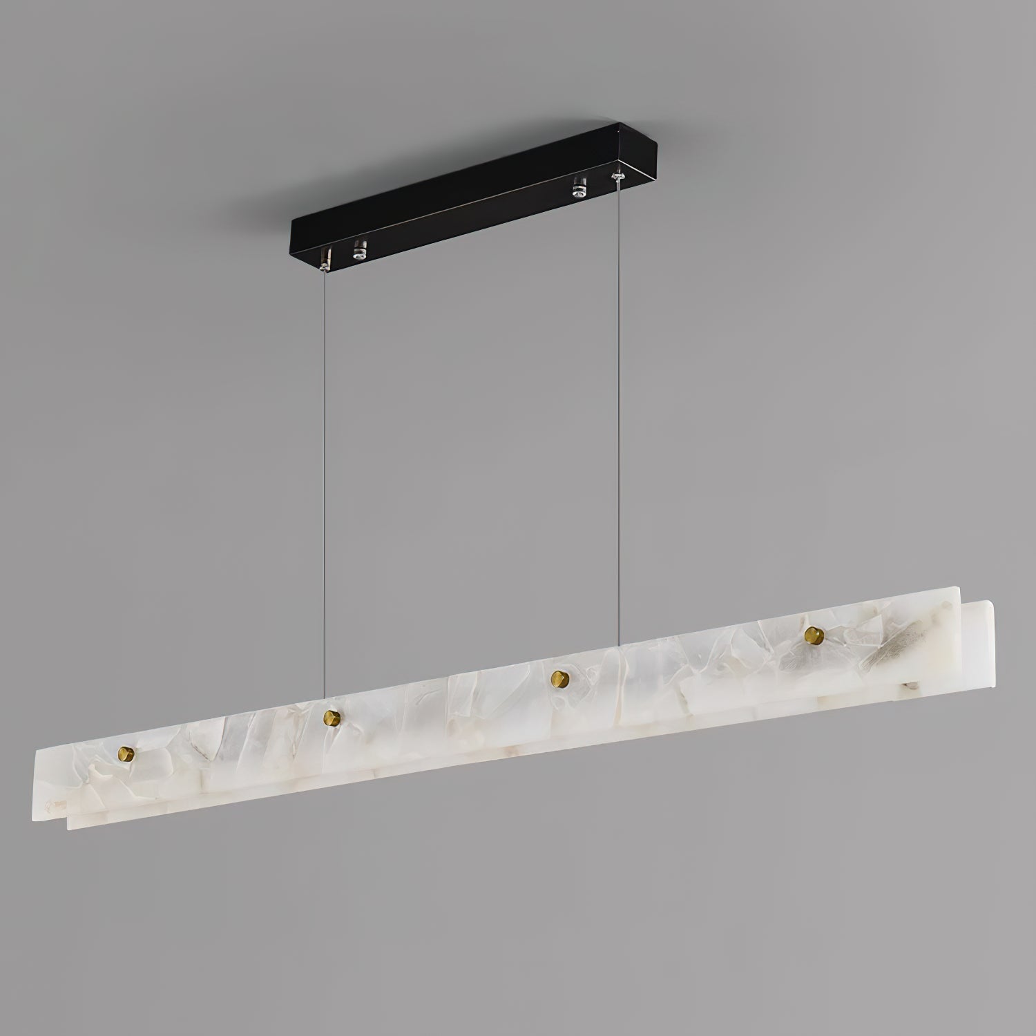 Alabaster LED Linear Pendant Light – Dimmable, view 25