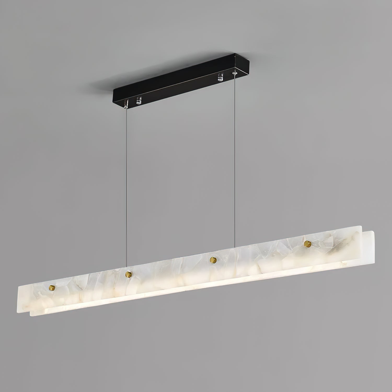 Alabaster LED Linear Pendant Light – Dimmable
