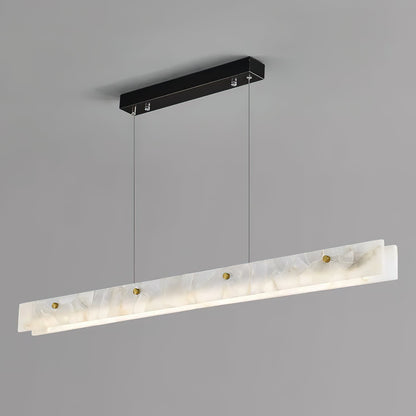 Alabaster LED Linear Pendant Light – Dimmable