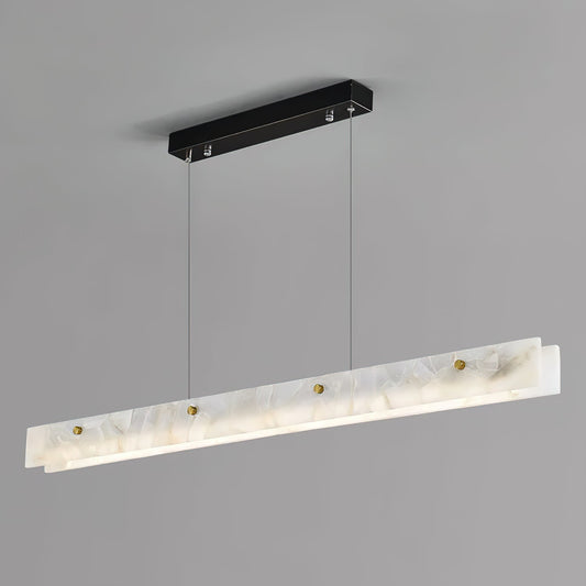 Alabaster LED Linear Pendant Light – Dimmable