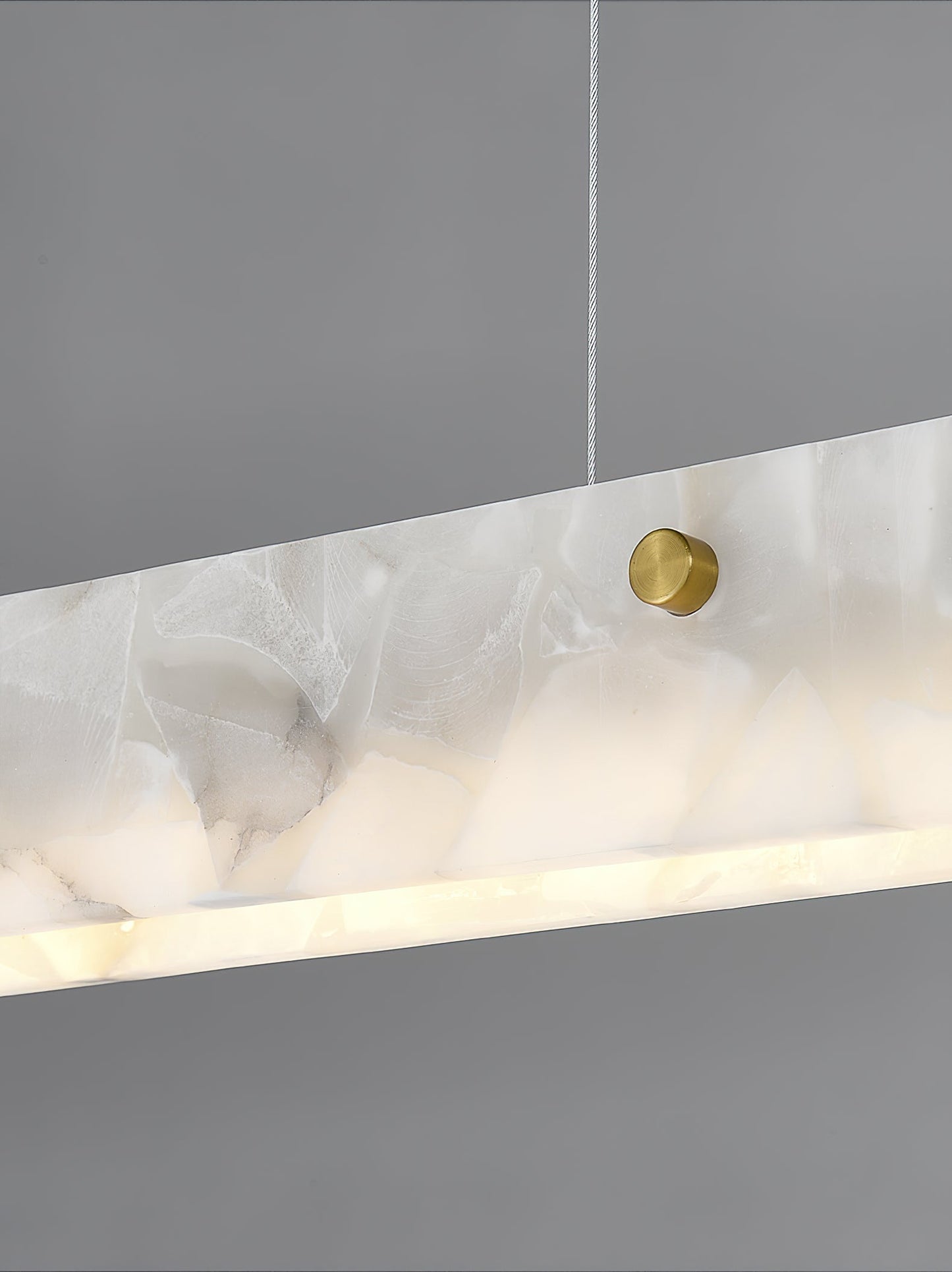 Alabaster LED Linear Pendant Light – Dimmable, view 27