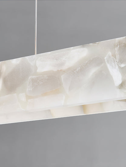 Alabaster LED Linear Pendant Light – Dimmable, view 28
