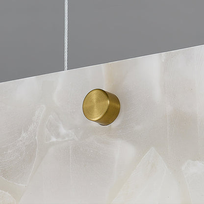 Alabaster LED Linear Pendant Light – Dimmable, view 30