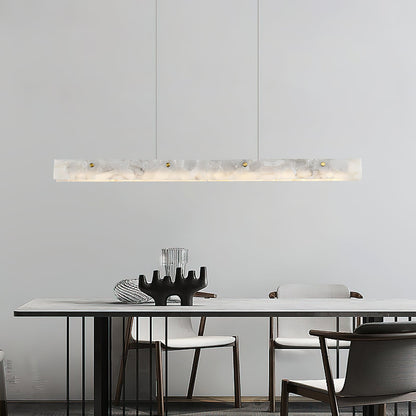 Alabaster LED Linear Pendant Light – Dimmable, view 13